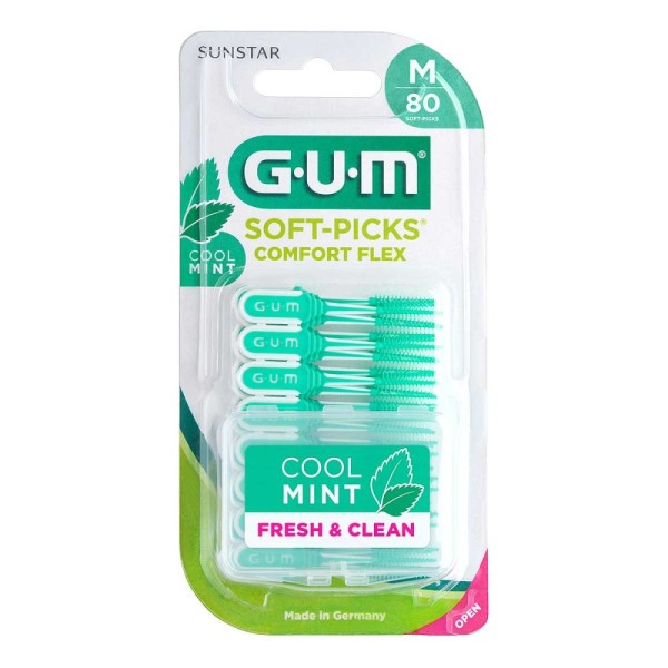 GUM Soft-Picks Comfort Flex Mint medium 80 Stück