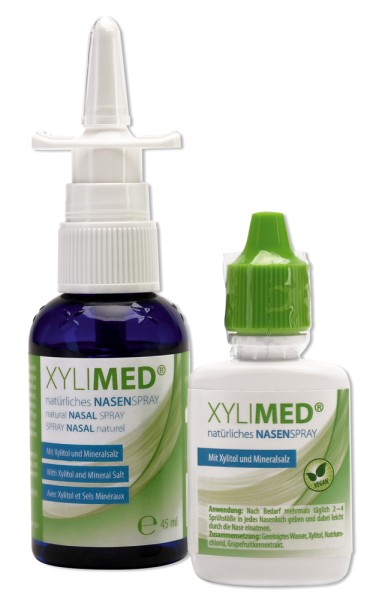 XYLIMED Nasentropfen für Kinder, Wirkformel mit Mineralsalz