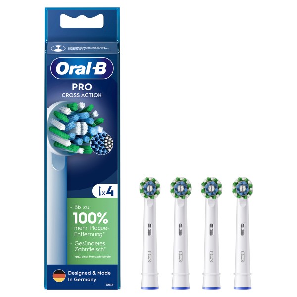 Oral-B Aufsteckbürste Pro CrossAction 4 Stück