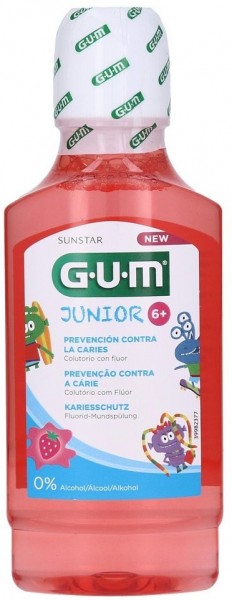 GUM Junior Mundspülung, fluoridfrei