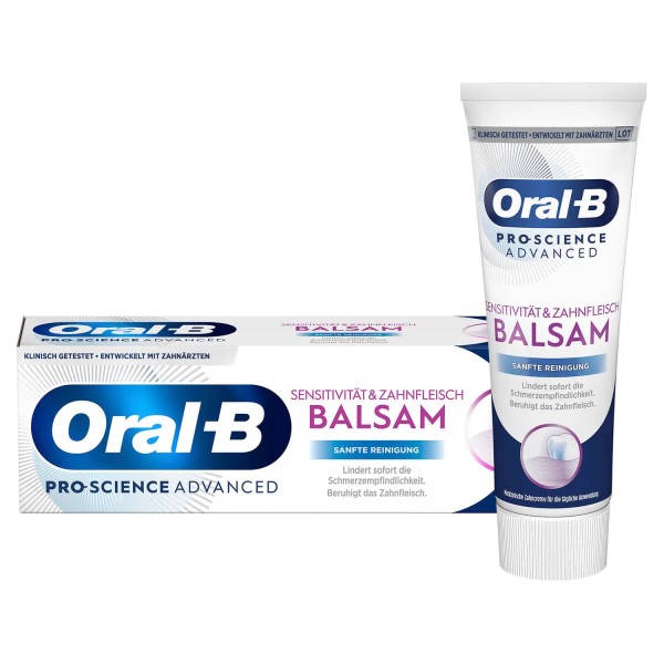 Oral-B PRO-SIENCE Advanced Sensitivität und Zahnfleischbalsam 75 ml