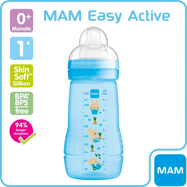 MAM Easy Active Baby Bottle 270 ml 0+